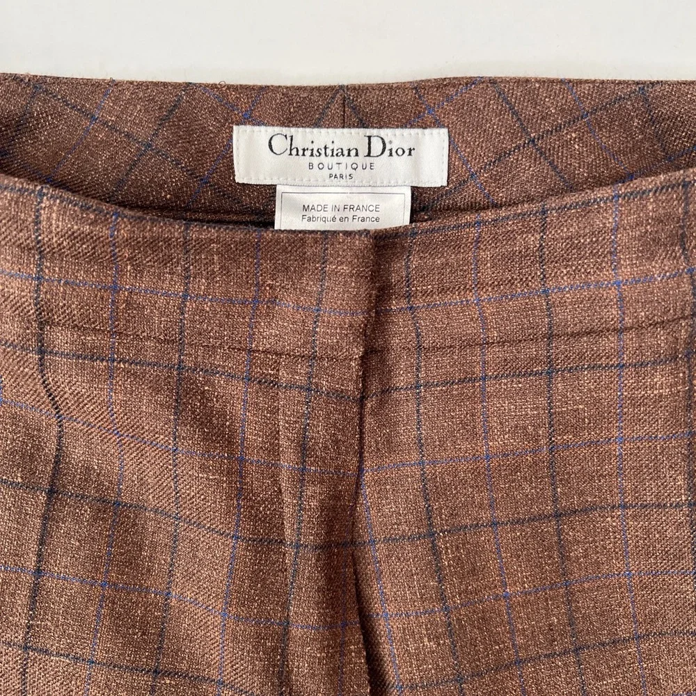 Christian Dior women’s plaid suit